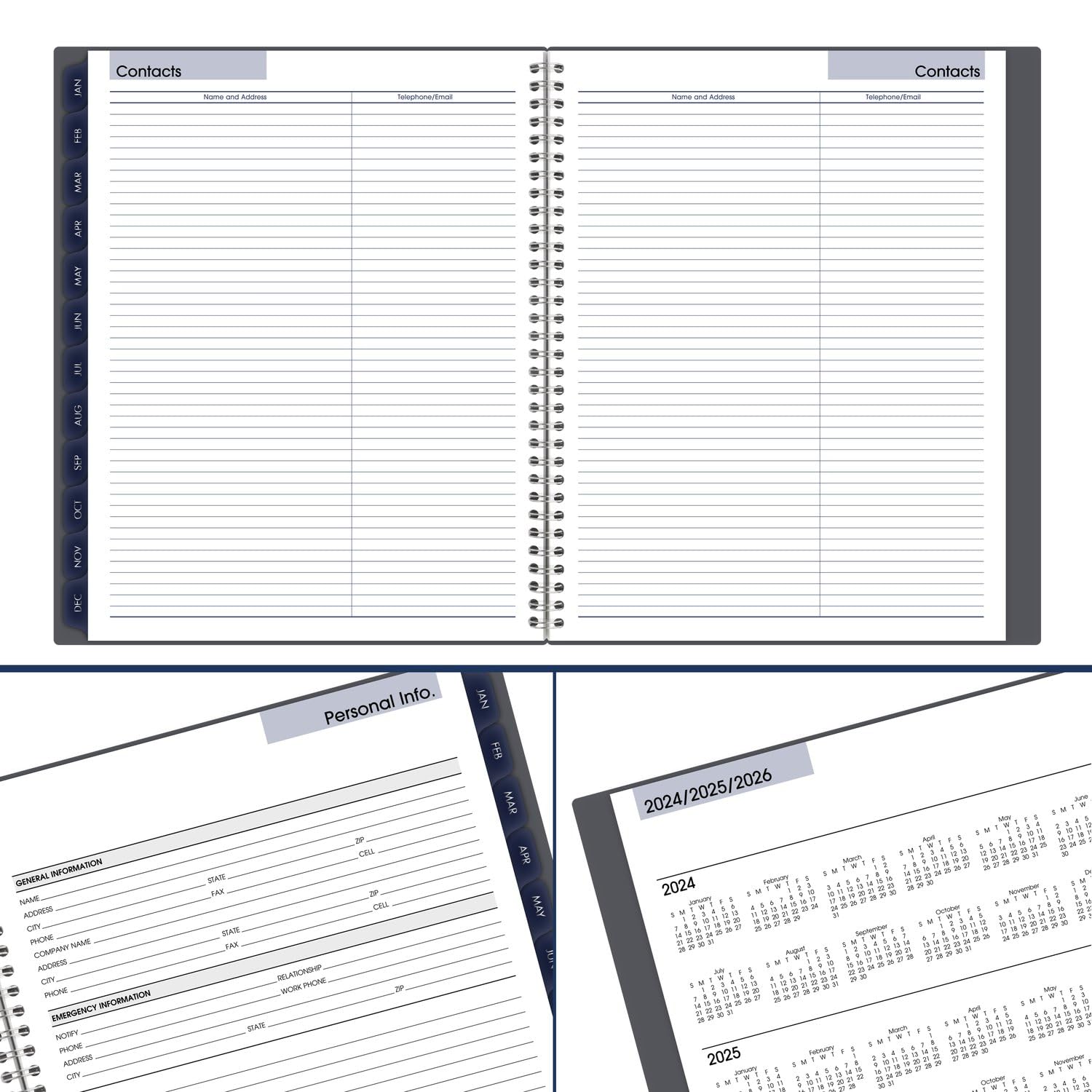 AT-A-GLANCE 2025 Monthly Planner, 8.5