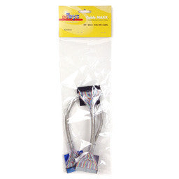 pcToys 24-inch Silver ATA/IDE 133 Cable - High-Speed Data Transfer for Desktop Computers & Servers - Perfect for PC Upgrades & DIY Builds