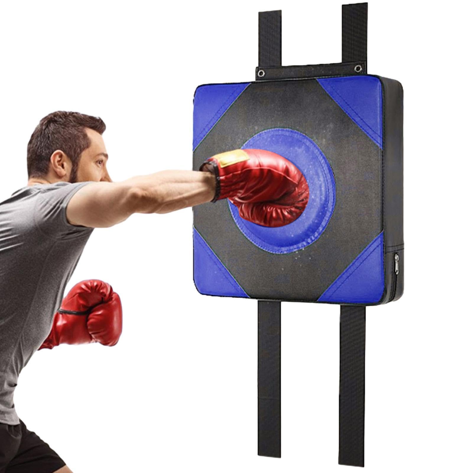 Wall Punching Pad for Boxing Training - Quiet PU Leather & High Elastic Sponge Punching Bag - Perfect for Home Gym, Martial Arts, and Fitness Workouts
