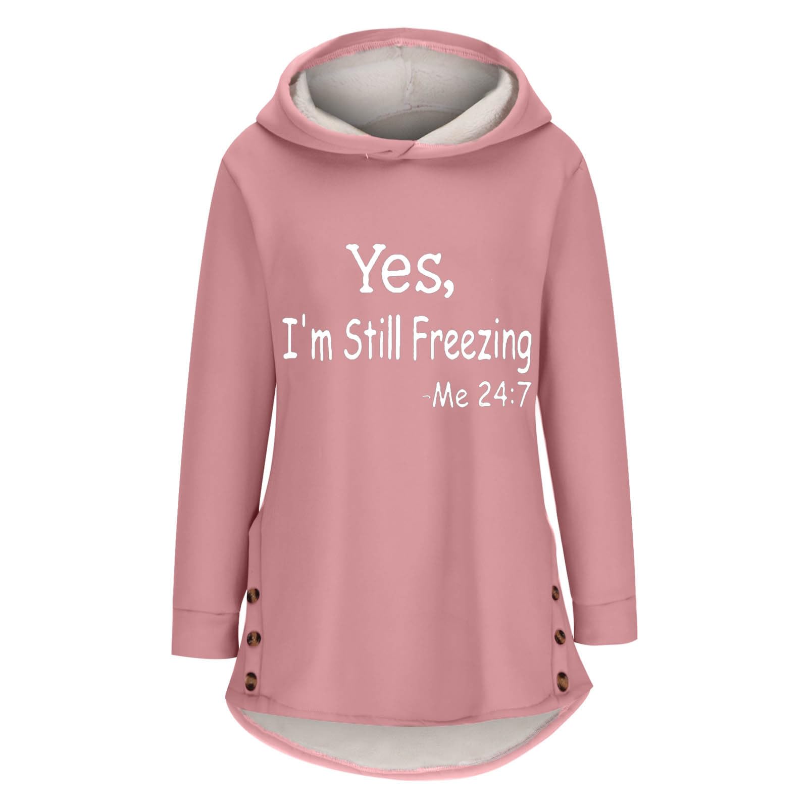 Namayuj Women's Winter Sherpa Lined Fleece Pullover Sweatshirt - Warm Long Sleeve Cozy Top for Cold Weather | Perfect for Outdoor Activities, Casual Wear & Lounge