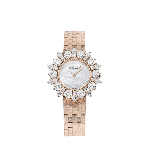 Chopard L'Heure Du Diamant 18k Rose Gold Diamond Ladies Watch - Luxury Women's Timepiece for Special Occasions & Elegant Events