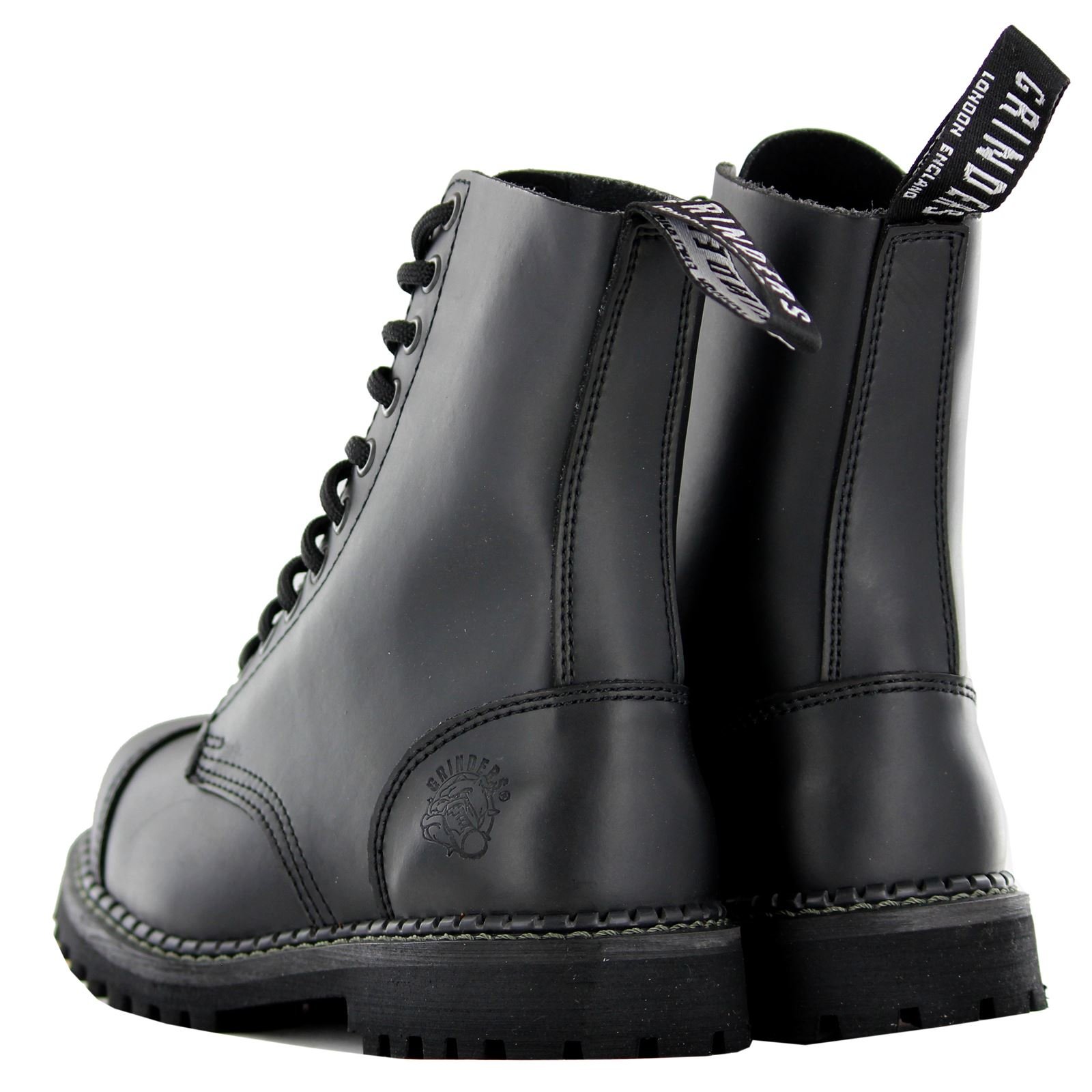Stag 2015 Matte Finish Men's Steel Toe Work Boots - Black Safety Shoes Size 11 for Construction, Warehouse & Outdoor Work