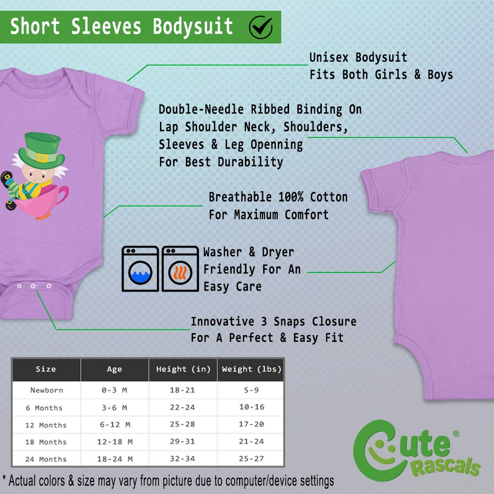 Custom Personalized Baby Bodysuit for Boys & Girls | The Mad Hatter Cotton Onesie | Perfect for Newborn Photos, Baby Showers & First Birthday Outfits