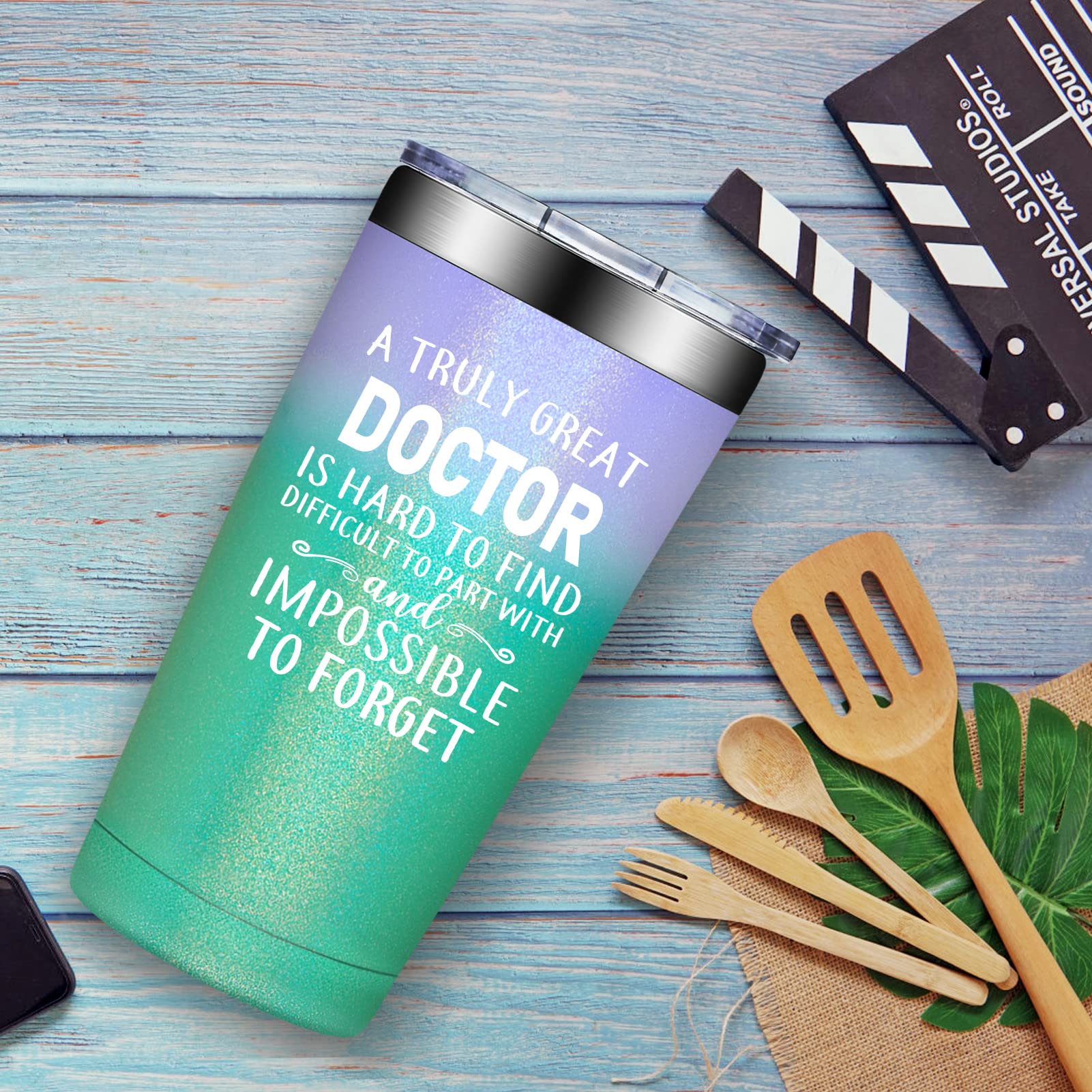 20oz Insulated Tumbler for Women Doctors - Perfect Doctor Appreciation Gift for Graduation, Doctors Day & Medical Professionals - Keeps Drinks Hot/Cold - Ideal for Hospital Shifts, Clinics & Office Use