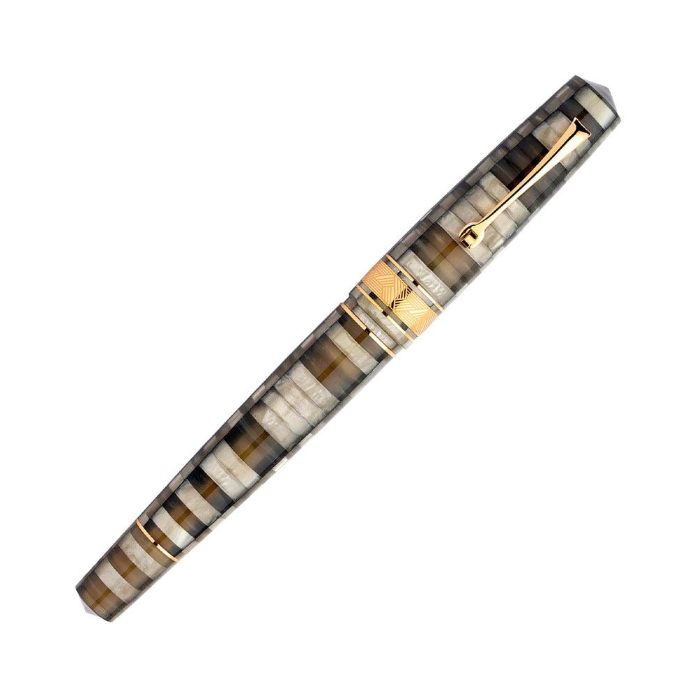 Leonardo Fountain Pen Mosaico - Premium Stainless Steel Pen for Writing, Calligraphy & Collecting - Perfect for Gifts, Office Use & Special Occasions