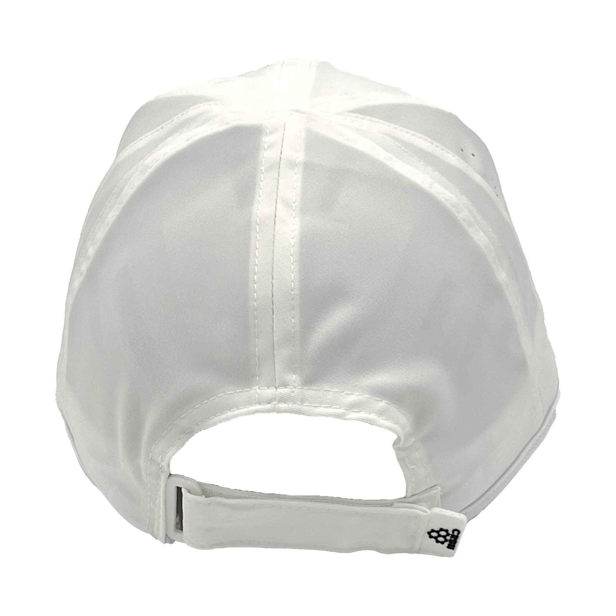 CRBN Unleashed Performance Hat for Men & Women - Breathable, Lightweight, Moisture-Wicking Baseball Cap for Running, Hiking, Golf - Adjustable Snapback (White) - Perfect for Outdoor Sports & Casual Wear