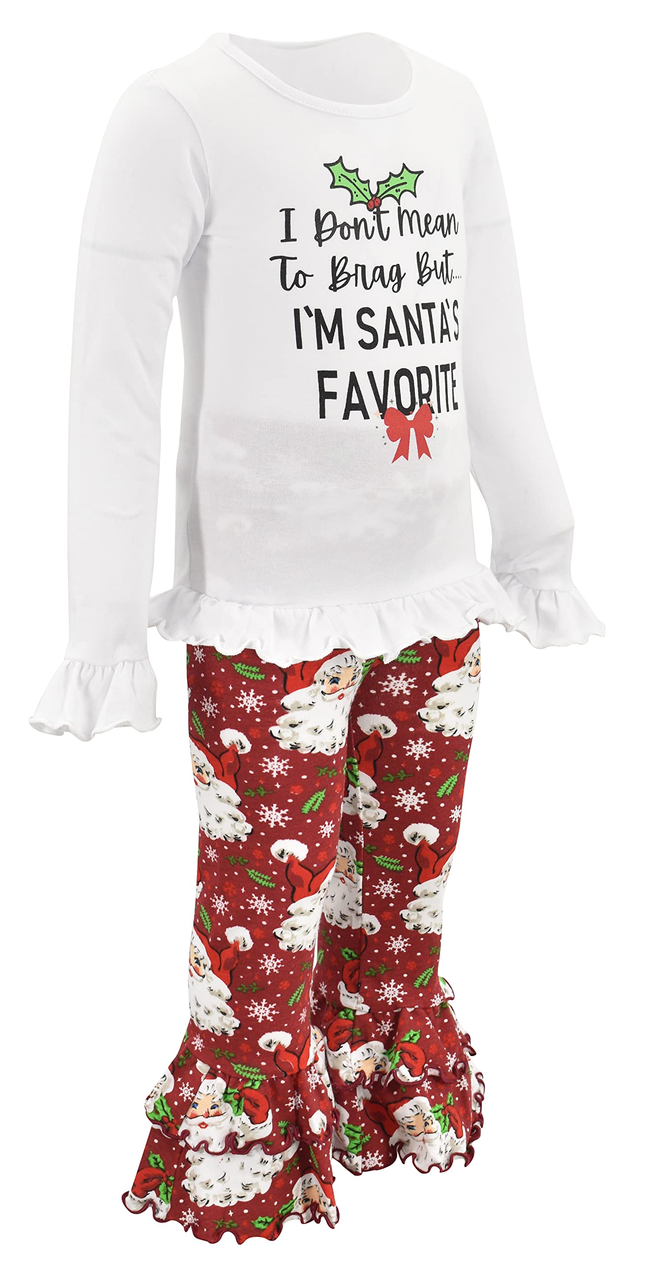 Unique 2-Piece Baby Girl Outfit - Ruffle Leggings & Long Sleeve Shirt for Toddlers | Playtime & Photo Shoots