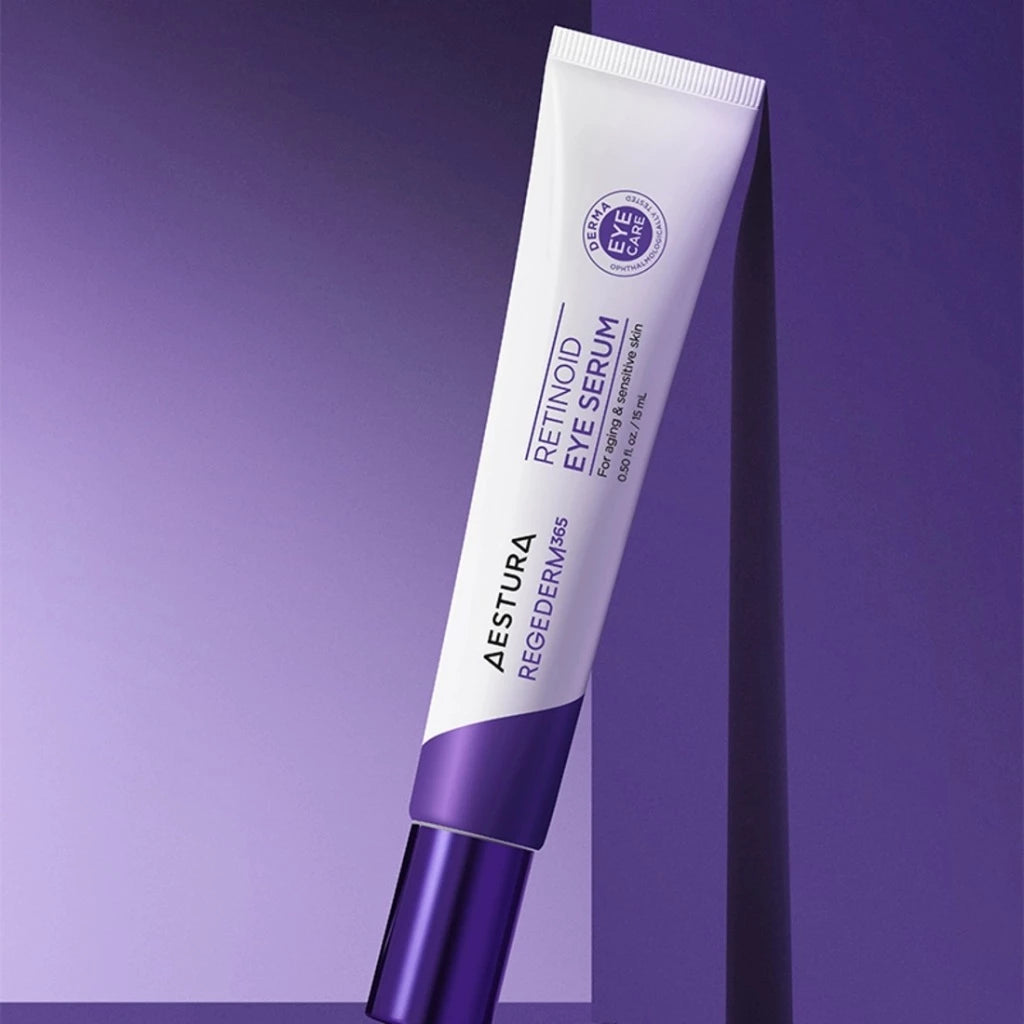 AESTURA Regederm365 Retinoid Eye Serum 15ml - Anti-Aging Eye Treatment for Dark Circles & Wrinkles - Hydrating & Firming Eye Cream for Day & Night Use - Perfect for Sensitive Skin & Daily Skincare Routine