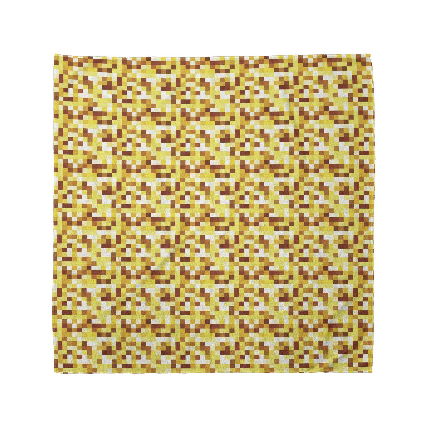 Ambesonne Abstract Pixel Art Bandana - Unisex Head & Neck Scarf for Men & Women - Perfect for Outdoor Activities, Concerts, and Fashion Accessories