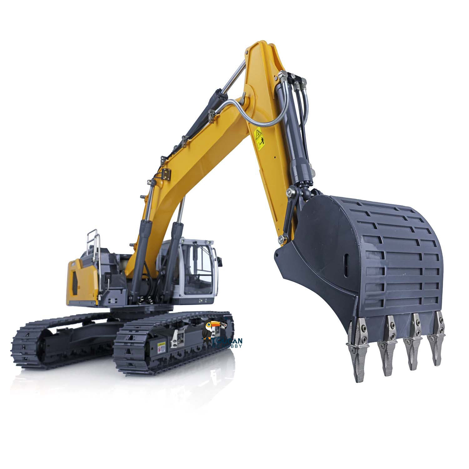 1/14 Scale Hydraulic RC Excavator L945 - Metal Construction Vehicle with Remote Control, RTR (Ready-to-Run) Toy Truck Model - Includes Transmitter & Battery - Perfect for Construction Enthusiasts & Outdoor Play