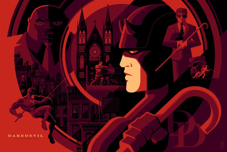 Daredevil Marvel Superhero Poster - Premium Wall Art Decor for Home, Office & Gamer Room - Perfect Gift for Comic Fans & Collectors