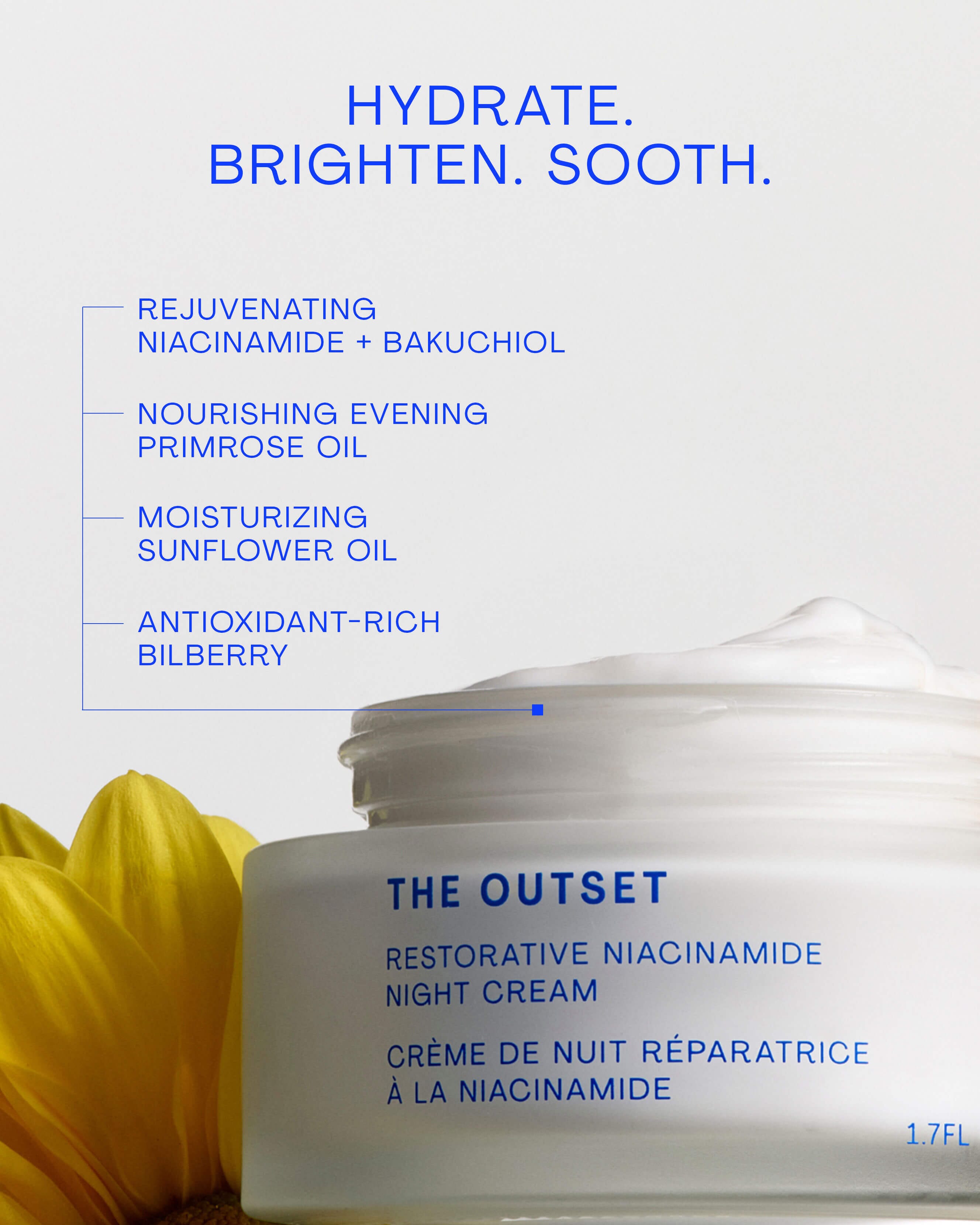 Niacinamide Night Cream for Skin Repair - Hydrating & Brightening Face Moisturizer for Overnight Recovery | Perfect for Dry, Dull Skin & Anti-Aging Routine
