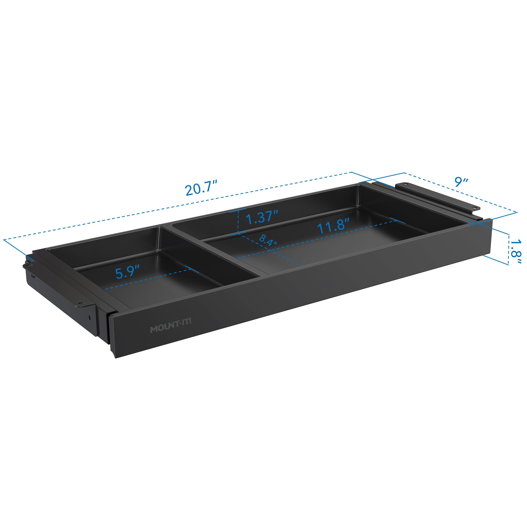 Mount-It! Under Desk Storage Drawer Organizer - 20.7