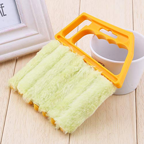 Mini Blind Window Dust Cleaner Brush - 1 Pack Washable Finger Duster Tool for Window Blinds, AC Vents & Household Cleaning | Perfect for Home, Office & Car Interior Dusting