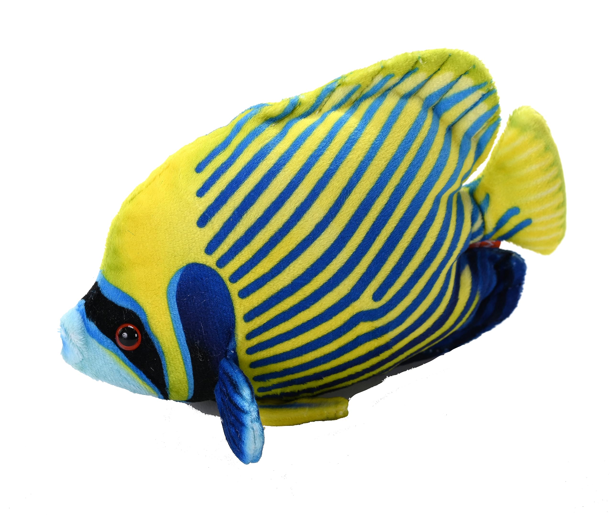 Wild Republic Coral Reef Emperor Angelfish Stuffed Animal - 6 inch Eco-Friendly Plush Toy with Recycled Water Bottle Filling | Perfect Gift for Kids, Ocean Lovers & Marine Life Enthusiasts | Great for Cuddling, Bedtime Comfort & Educational Play