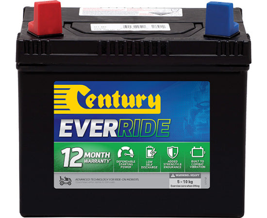 Century Ride On Lawn Mower Battery U1MF - Replacement Battery for Lawn Tractors & Zero Turn Mowers - Perfect for Residential & Commercial Lawn Care