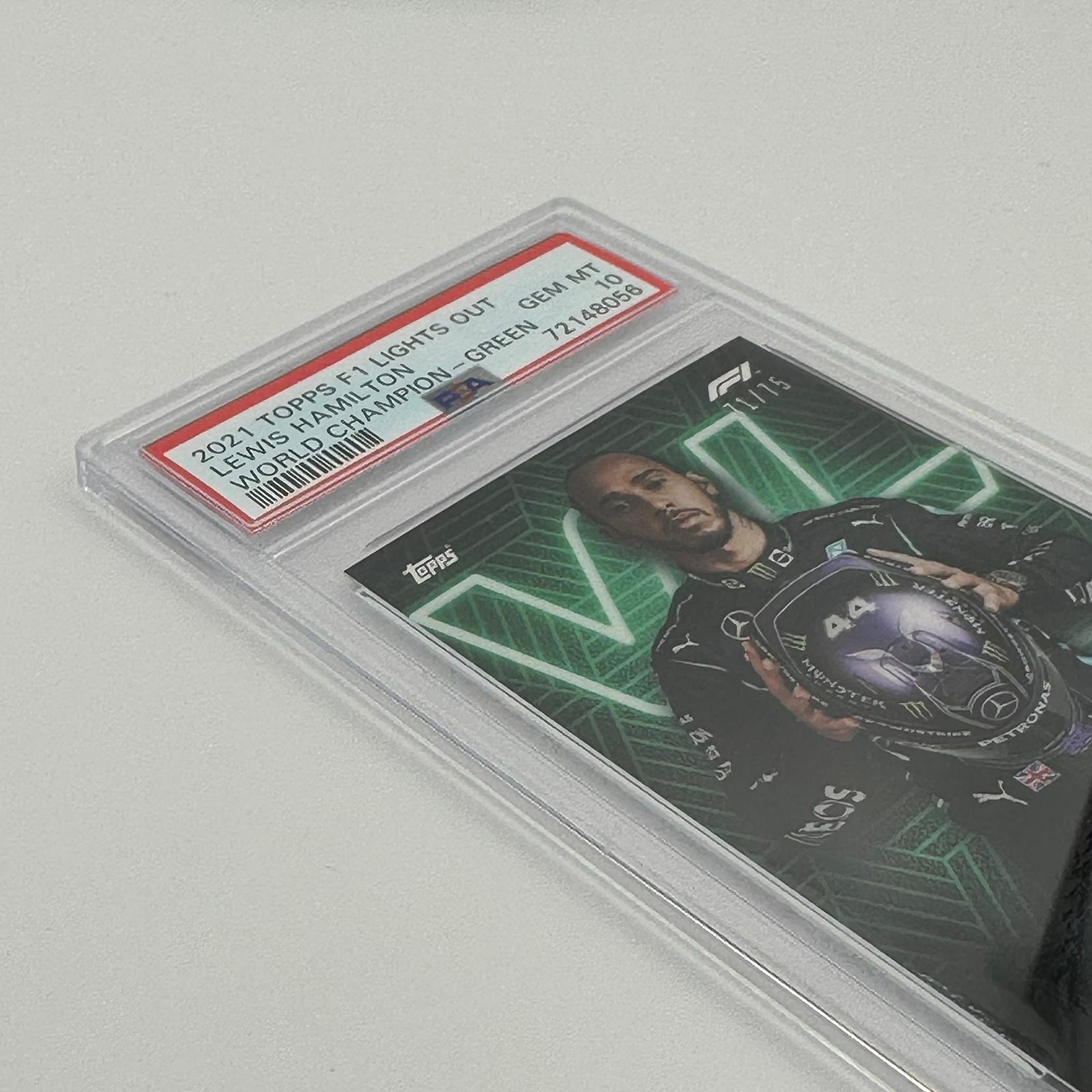 PSA 10 Graded 71/75 Lewis Hamilton Formula 1 Drivers World Champion Trading Card - Perfect for Collectors, Sports Memorabilia Fans & F1 Enthusiasts