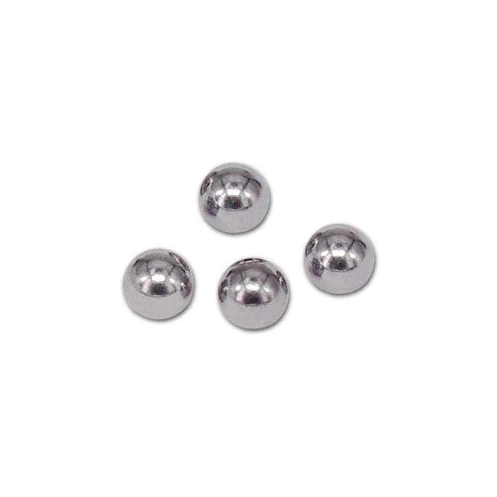 10Pcs Stainless Steel M4 Threaded Ball Joint Rod Ends - 10mm Diameter 3D Printer Connectors for Robotics, RC Cars & DIY Projects