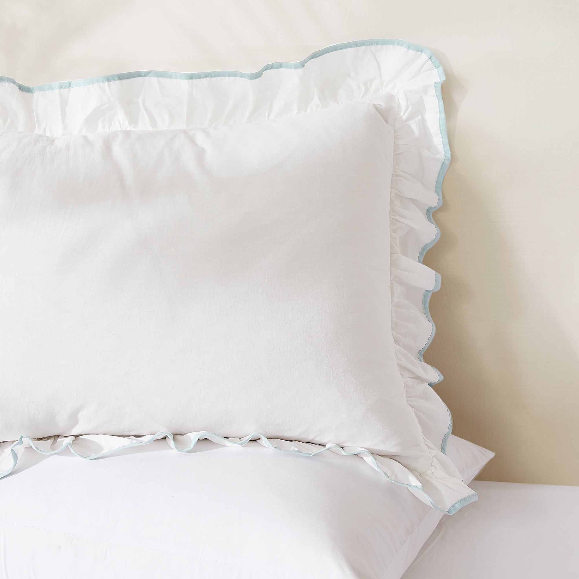 Premium Reyna Contrast Edge Cotton Duvet Cover Set - Soft & Breathable Bedding for Comfortable Sleep - Perfect for Master Bedroom, Guest Room & Dorm Decor