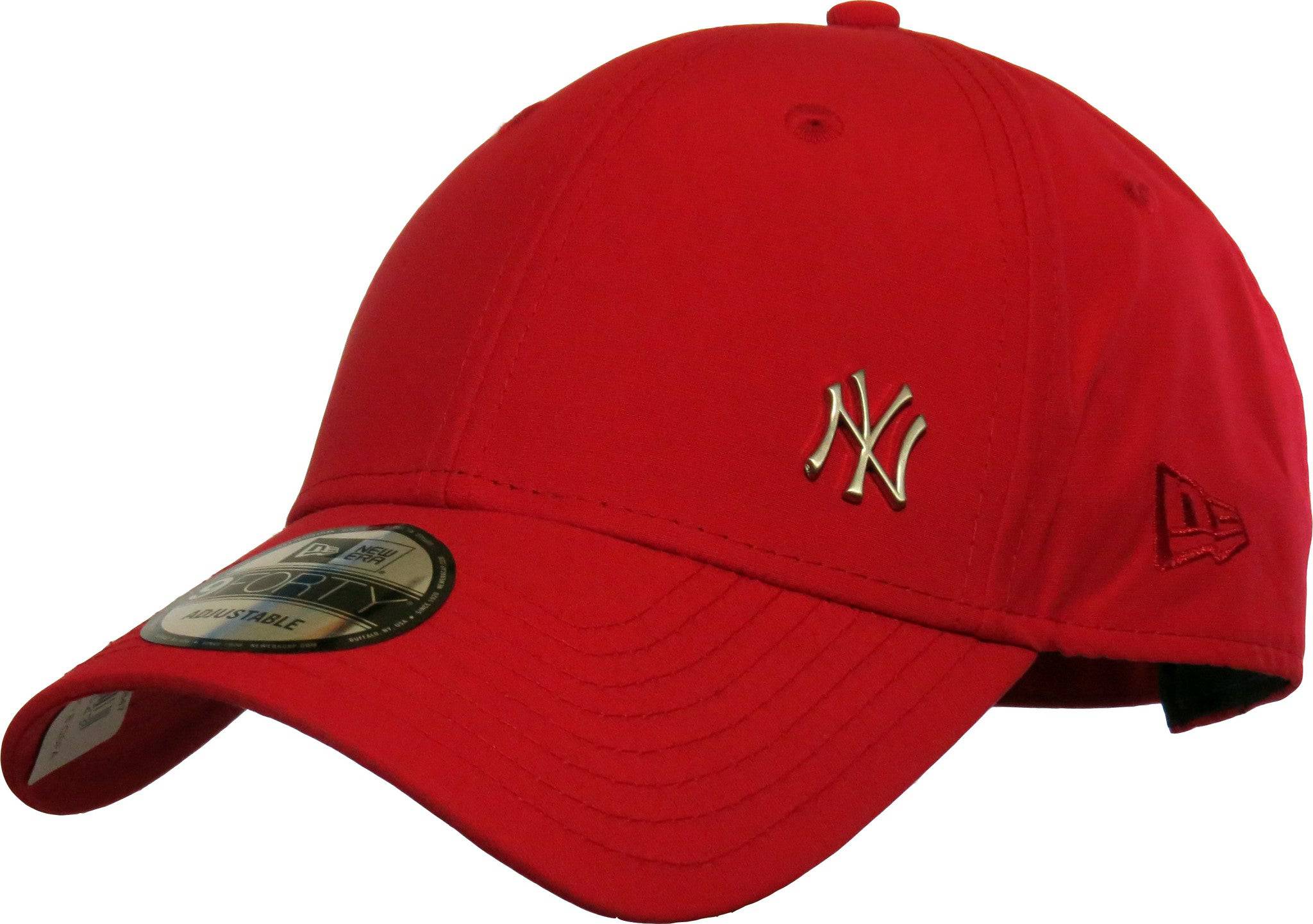 New York Yankees New Era 9Forty Flawless Scarlet Baseball Cap for Men & Women - Adjustable Snapback Hat for Sports, Casual Wear & Fan Gear