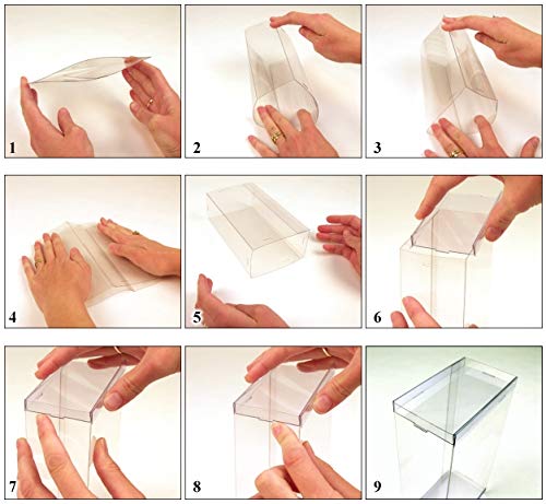 Clear Plastic Folding Display Box for 7-8 Inch Dolls & Action Figures - 5