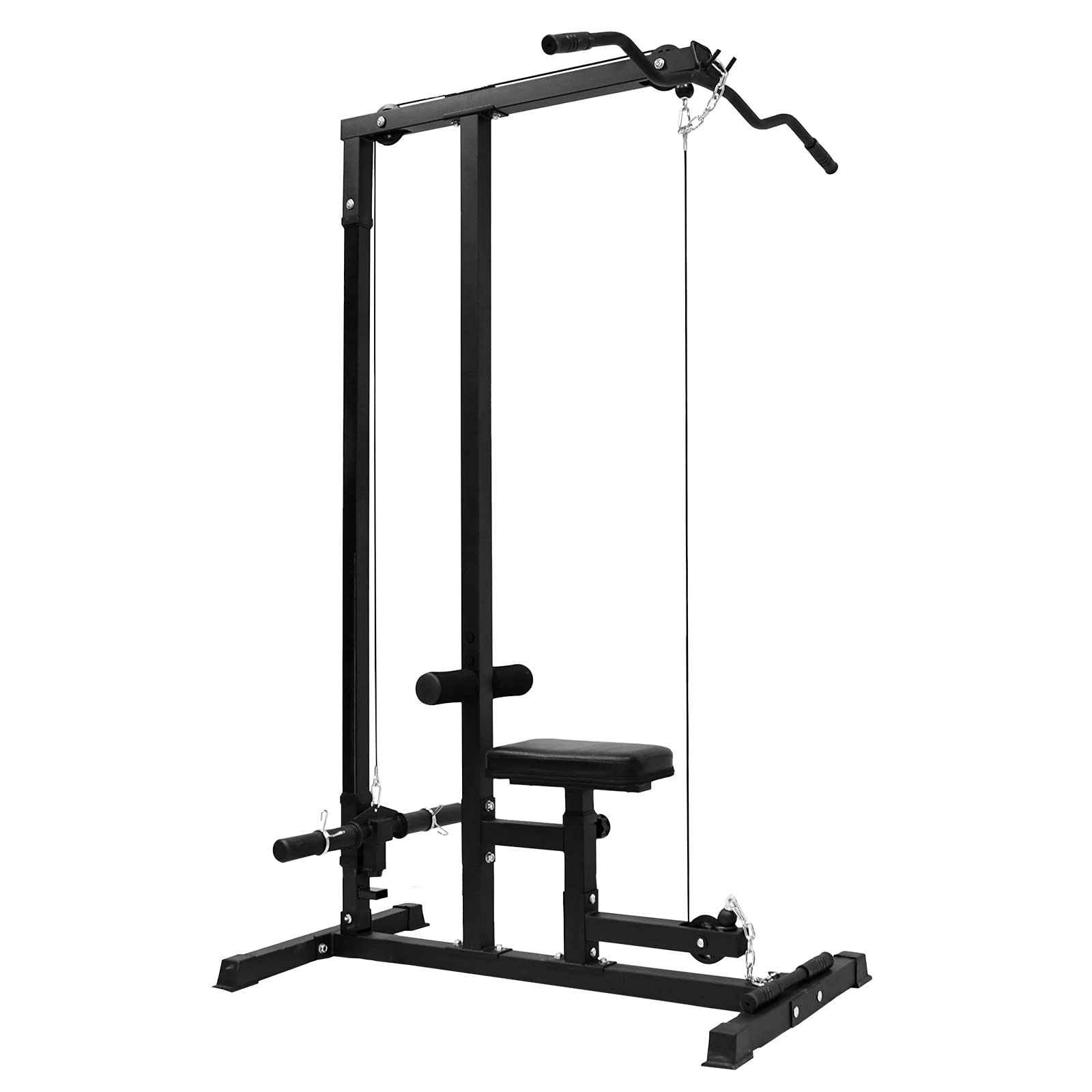 Lat Pulldown Machine - Adjustable Cable Strength Trainer for Home Gym with Low Row & Dip Station | Perfect for Full-Body Workouts, Strength Training & Home Fitness Routines
