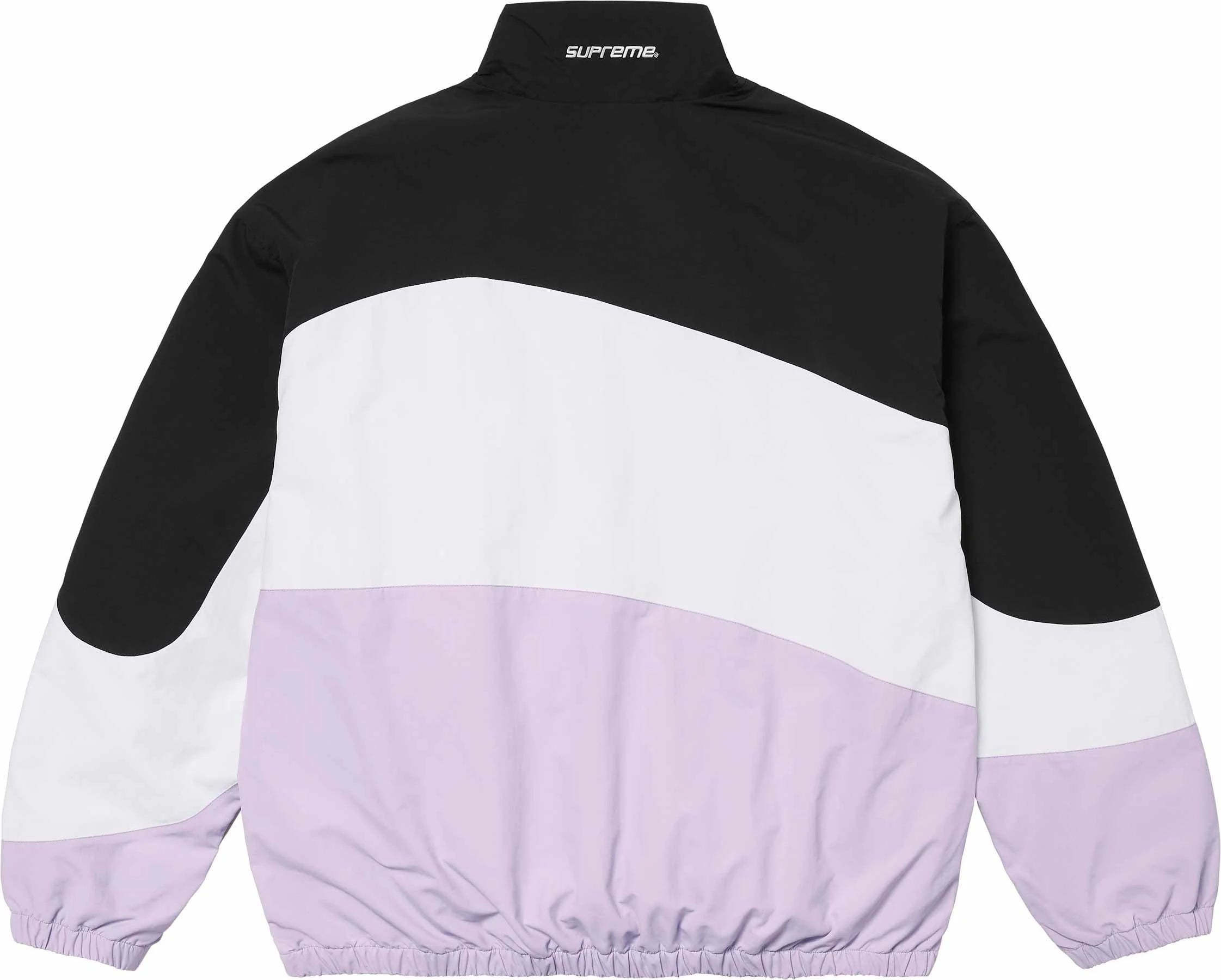 Supreme Curve Track Jacket - Purple Men's Running Jacket for Outdoor Sports & Streetwear Fashion