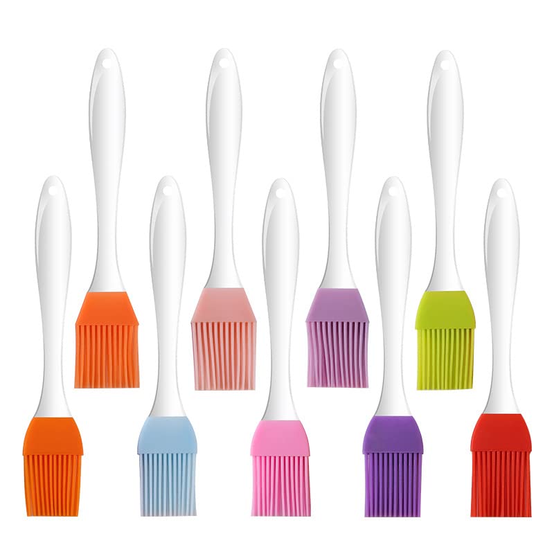 High Temp Silicone BBQ Oil Brush - Kitchen Baking Tool for Grilling & Seasoning