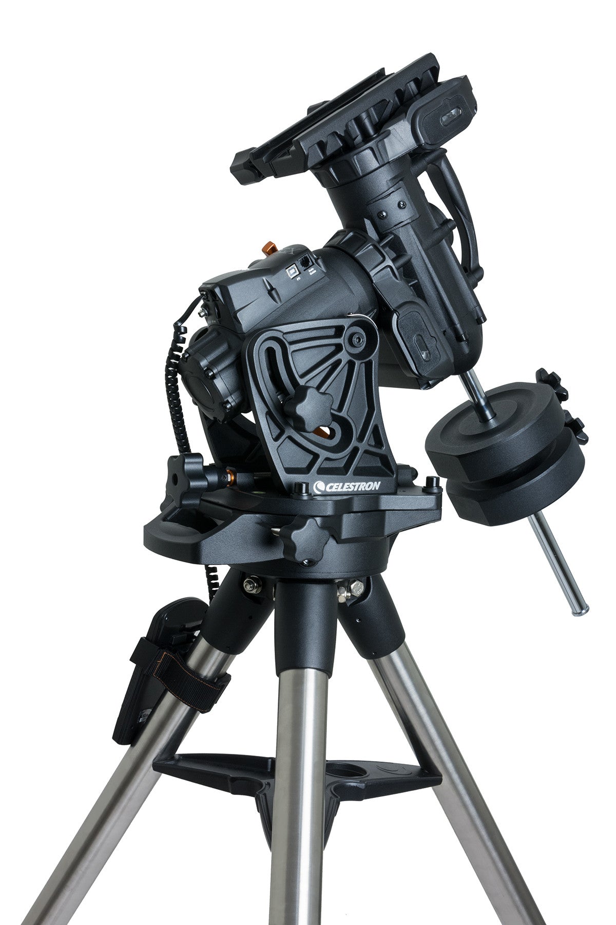 CGX Equatorial Mount and Tripod for Astronomy - High Precision Telescope Mount with Sturdy Tripod for Stargazing, Astrophotography, and Celestial Observation