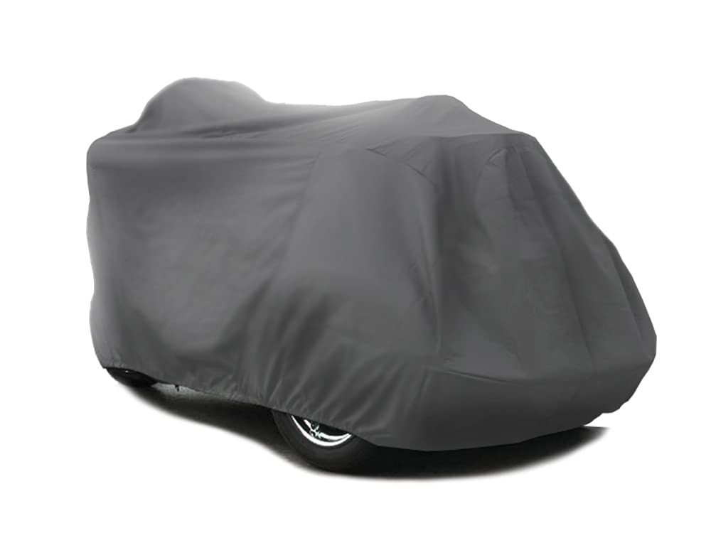 Heavy Duty All-Weather Waterproof Trike Cover for Harley Davidson Tri Glide Ultra Classic - 100% Sun, Rain & Dust Protection - Durable Leatherette Material for Outdoor Parking & Long-Term Storage
