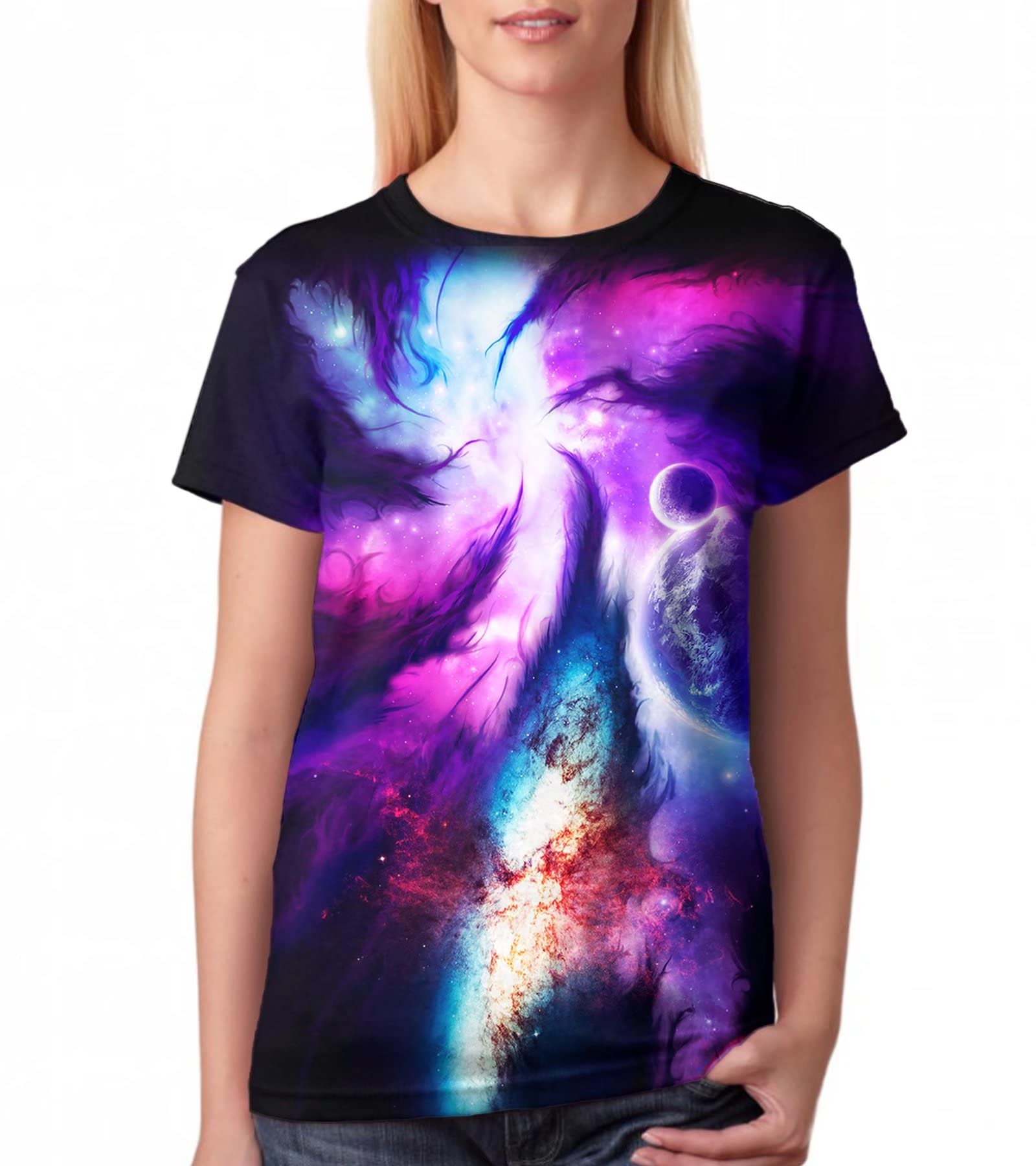 SYAIMN Unisex 3D Printed Graphic T-Shirts - Funny Colorful Summer Tees for Men & Women - Casual Wear, Street Fashion, Gift Ideas, Party Outfits