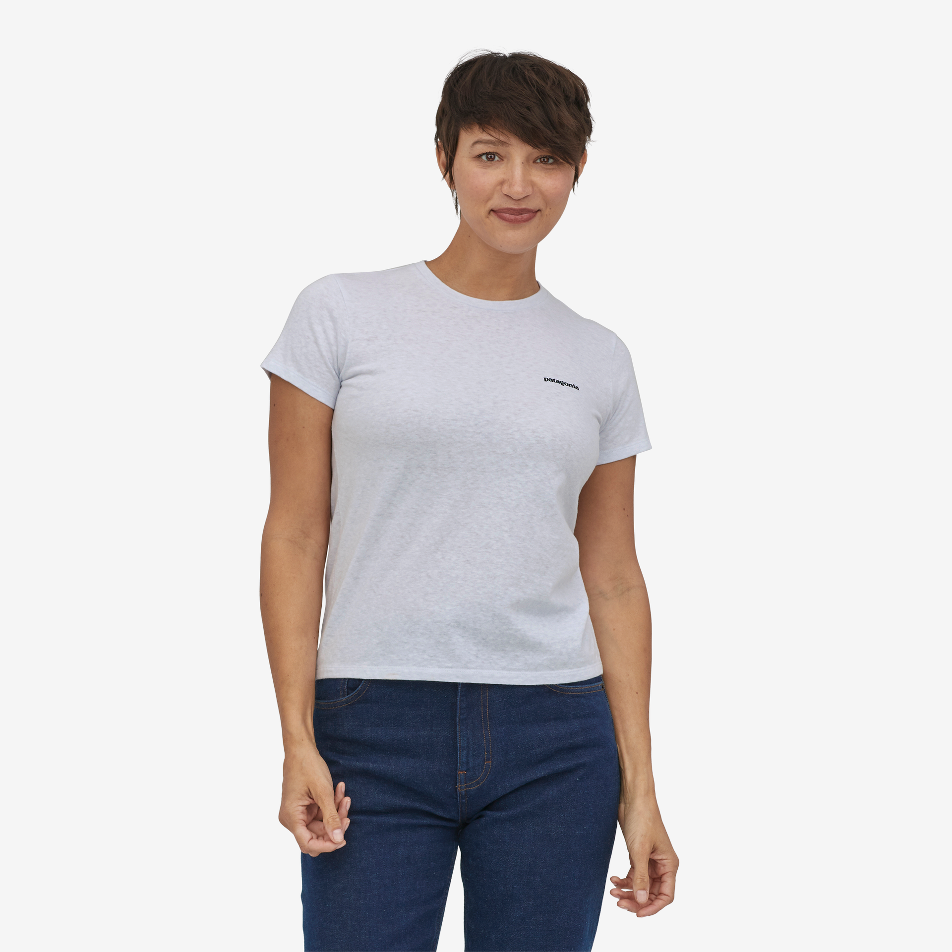 Women's P6 Logo Responsibili Tee® - Soft Cotton T-Shirt for Casual Wear & Everyday Comfort | Perfect for Work, Weekend & Street Style