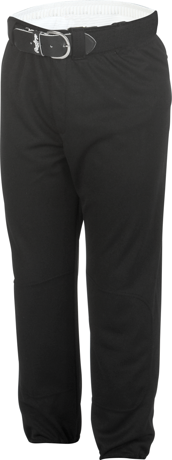 Rawlings Youth Pull Up T-Ball Pants YBEP31 - Comfortable Baseball Pants for Kids, Elastic Waist & Durable Fabric - Perfect for T-Ball Practice, Little League Games & Youth Baseball Training