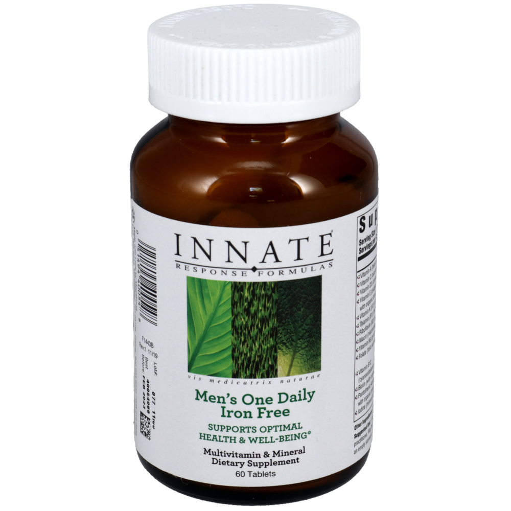 Innate Response Men's One Daily Iron-Free Multivitamin Supplement - Supports Energy, Immunity & Overall Health for Active Men