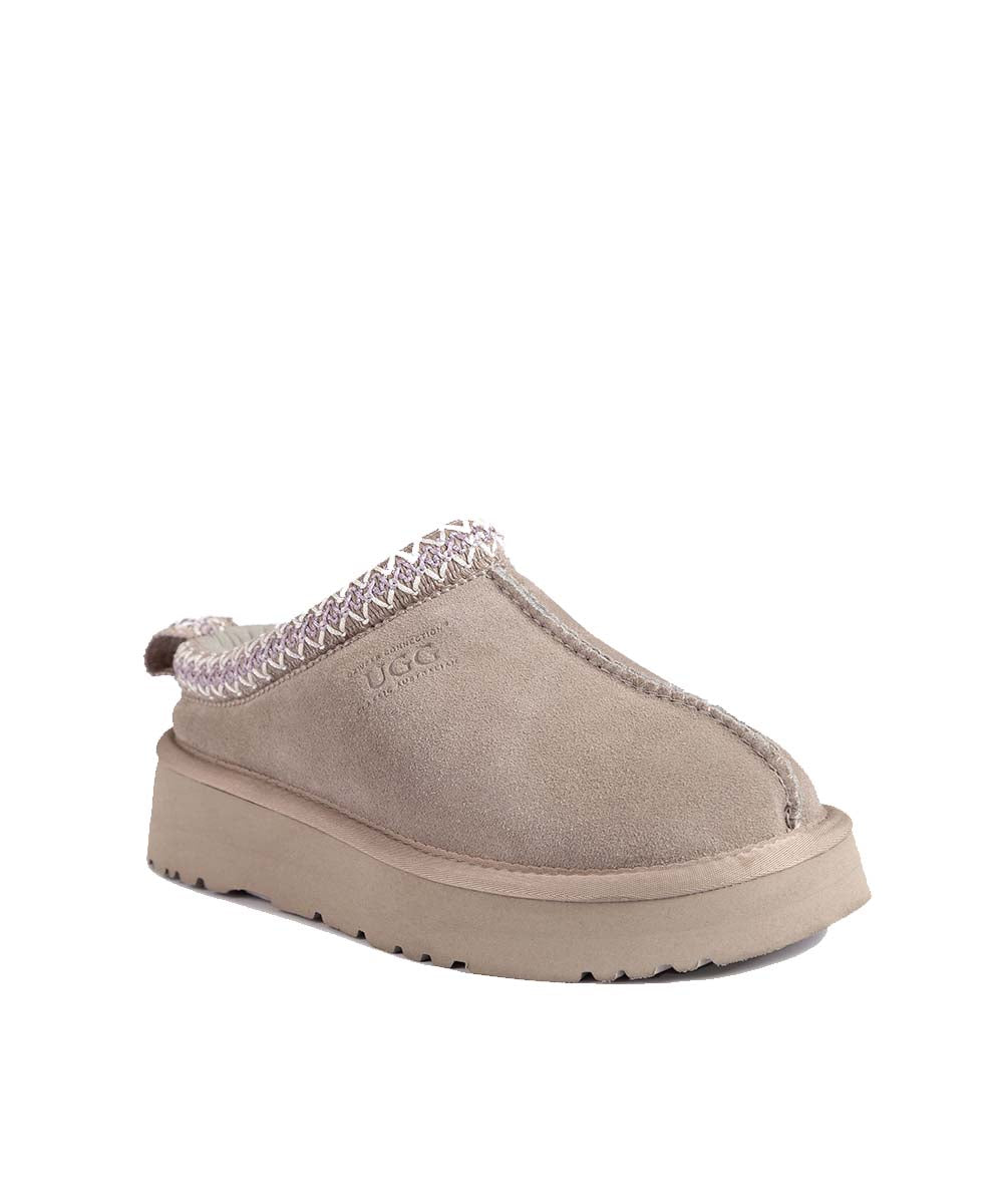 Women's UGG Tassy Platform Boots - Pastel Color Suede Winter Boots for Women | Cozy & Stylish for Cold Weather, Snow Days & Casual Outfits