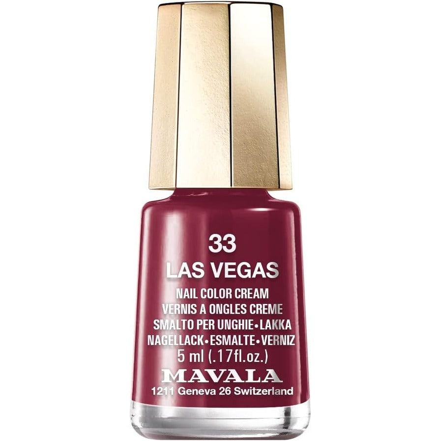 Mavala Nail Polish - Las Vegas Shade 5ml | Long-Lasting Vegan Nail Color for Manicure & Pedicure | Perfect for Parties, Weddings & Special Occasions