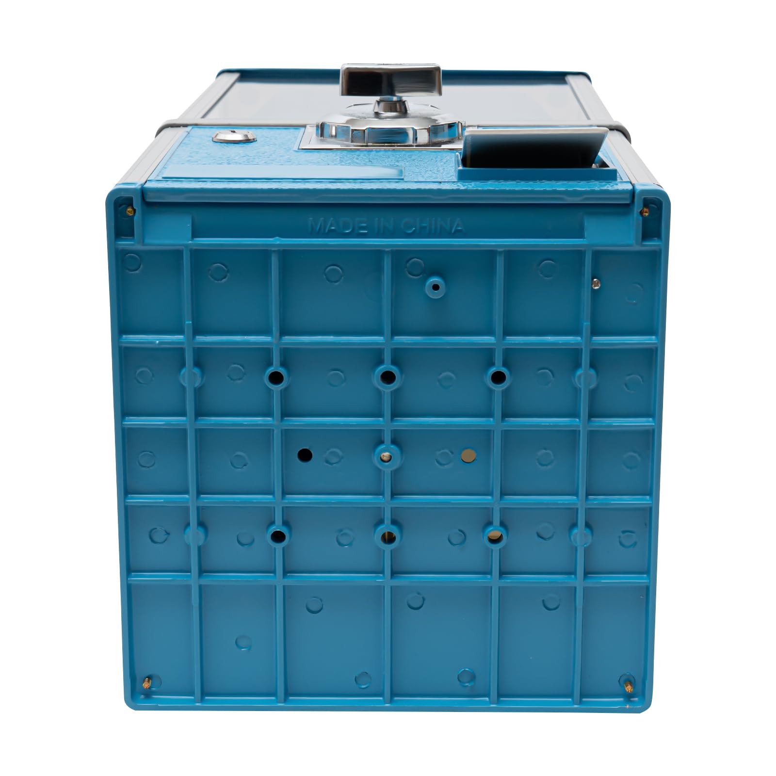Commercial Bulk Vending Machine for Gumballs & Capsule Toys - 25 Cent Coin Operated Candy Dispenser (4.5-5cm Balls, Blue) - Perfect for Arcades, Malls, and Retail Stores
