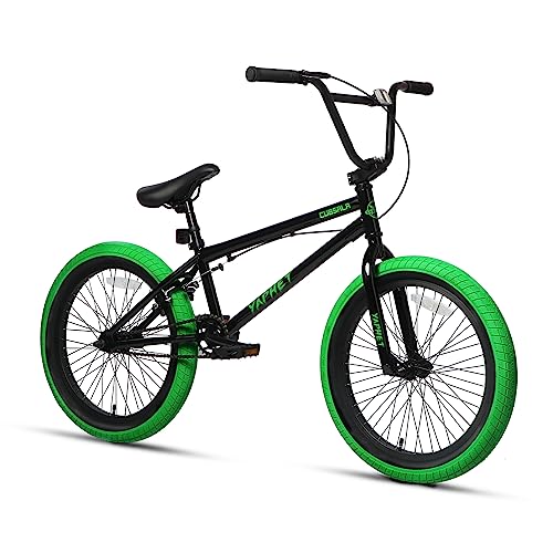Black with Green Tires