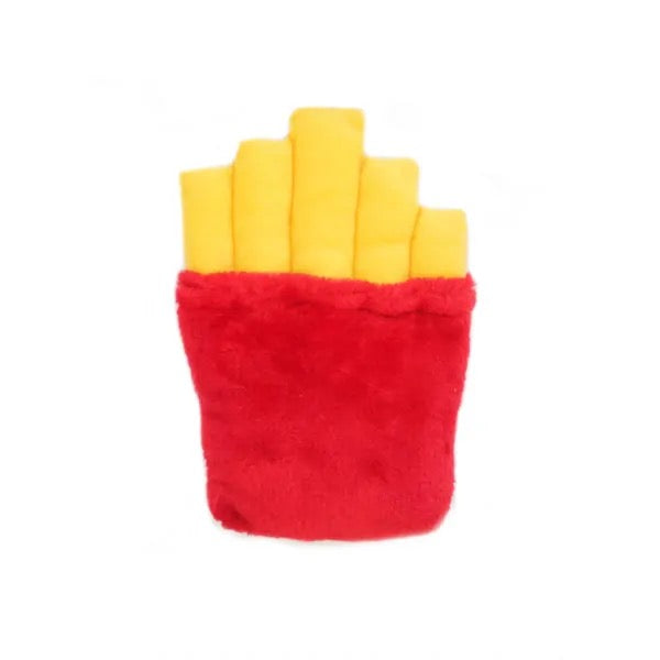 ZippyPaws NomNomz Squeaky Plush French Fries Dog Toy - Cute Interactive Puppy Chew Toy for Small & Medium Dogs - Perfect for Playtime, Training & Cuddling