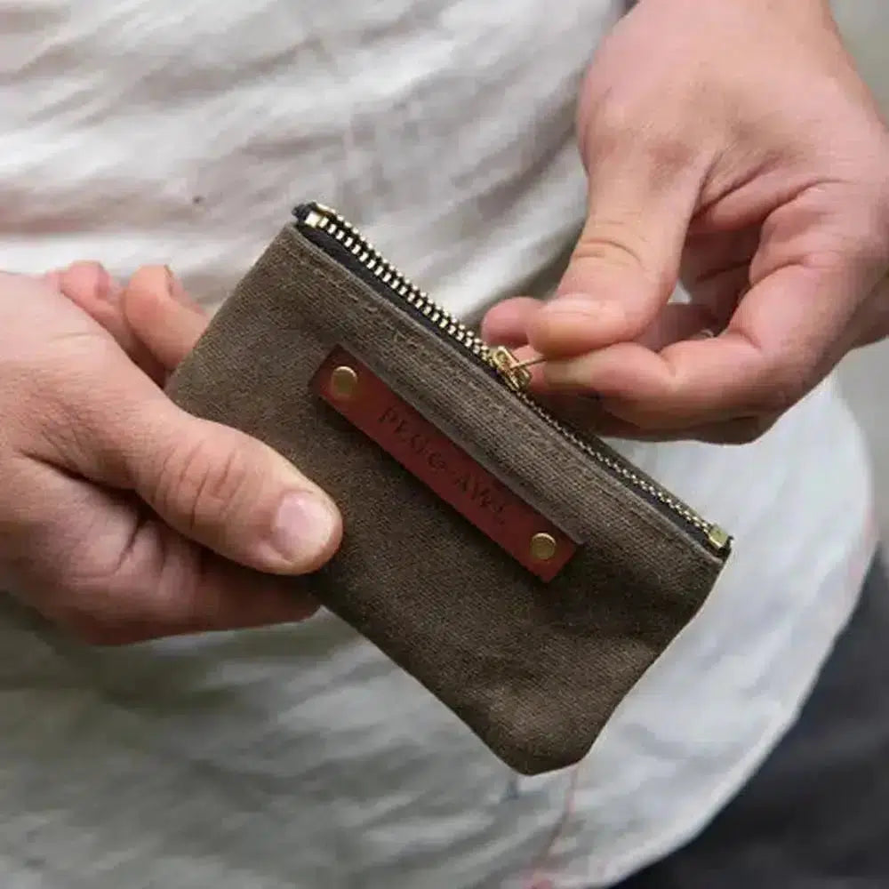 Premium Leather Peg and Awl Pouch No.1 - The Spender Pouch for Cash, Cards & Essentials | Durable Handmade Wallet Organizer for Men & Women | Perfect for Travel, Daily Use & Gift Giving