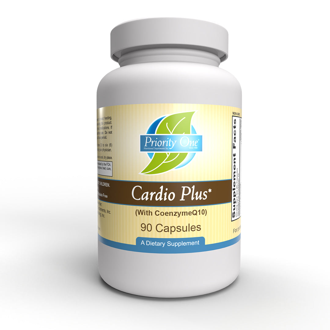Cardio Plus with CoQ10 - Heart Health Supplement for Cardiovascular Support & Energy Boost - Promotes Healthy Circulation & Vitality - Ideal for Active Lifestyles & Wellness Routines