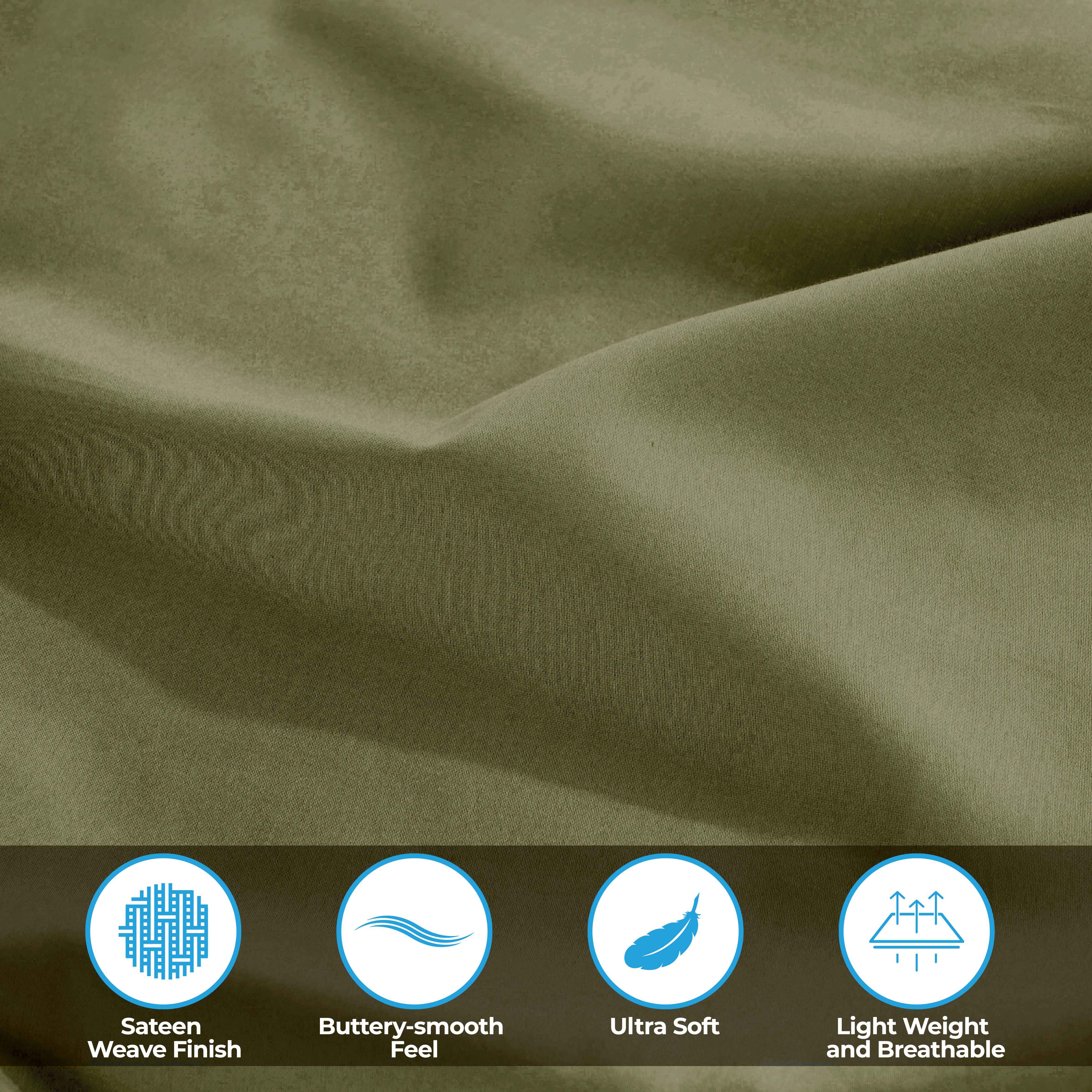 Premium 400 Thread Count Egyptian Cotton Bed Sheet Set - Soft, Breathable & Durable for Luxury Bedroom Comfort