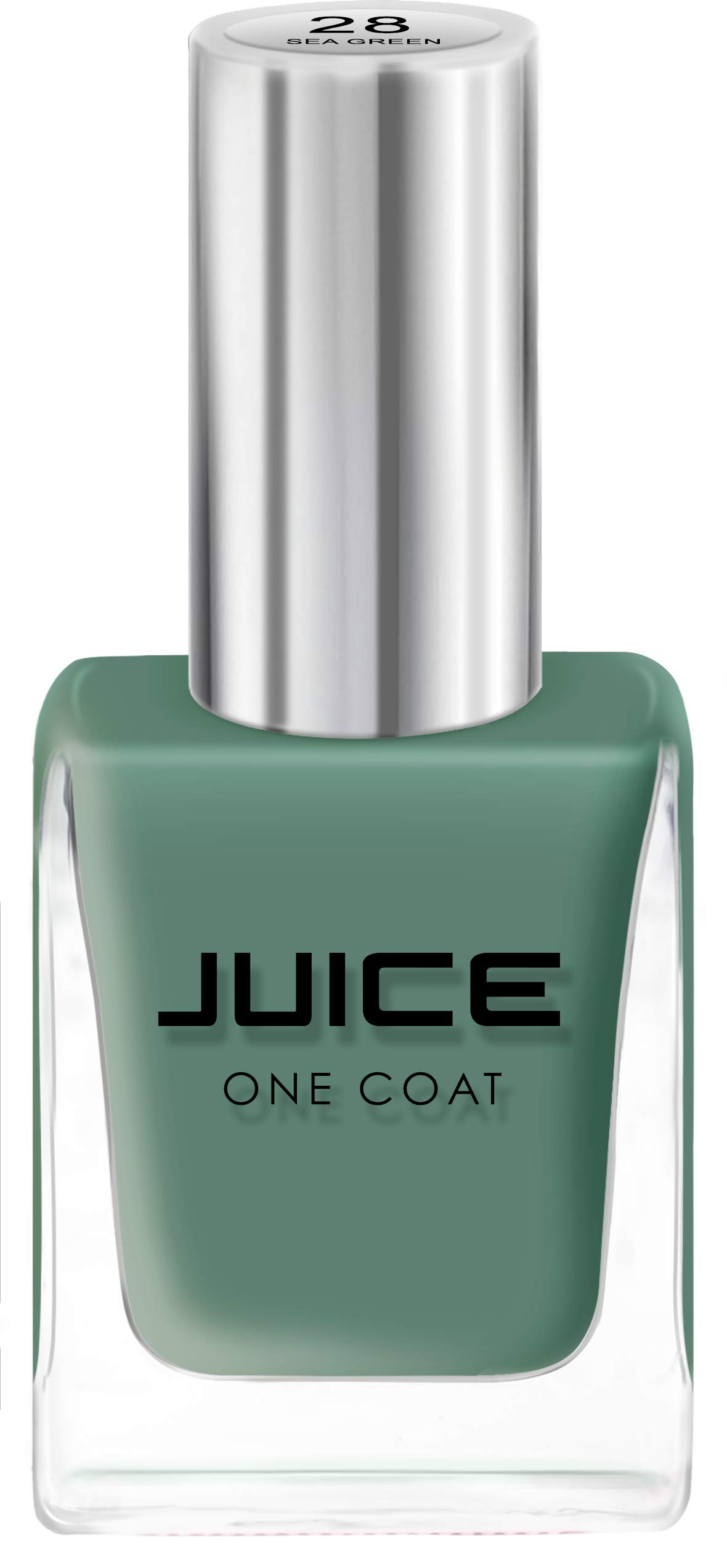 JUICE Nail Polish JJ-11 (Sea Green - 28) - 11ml High Gloss Nail Enamel for Salon Quality Manicures - Perfect for Summer Nails, Beach Vacations & Party Looks