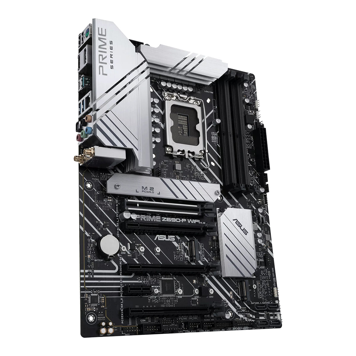 ASUS PRIME Z690-P WiFi DDR4 ATX Gaming Motherboard - Intel 12th Gen LGA1700 Socket, PCIe 5.0, Dual M.2, USB 3.2 Gen 2 - Perfect for High-Performance Gaming PCs & Content Creation Workstations