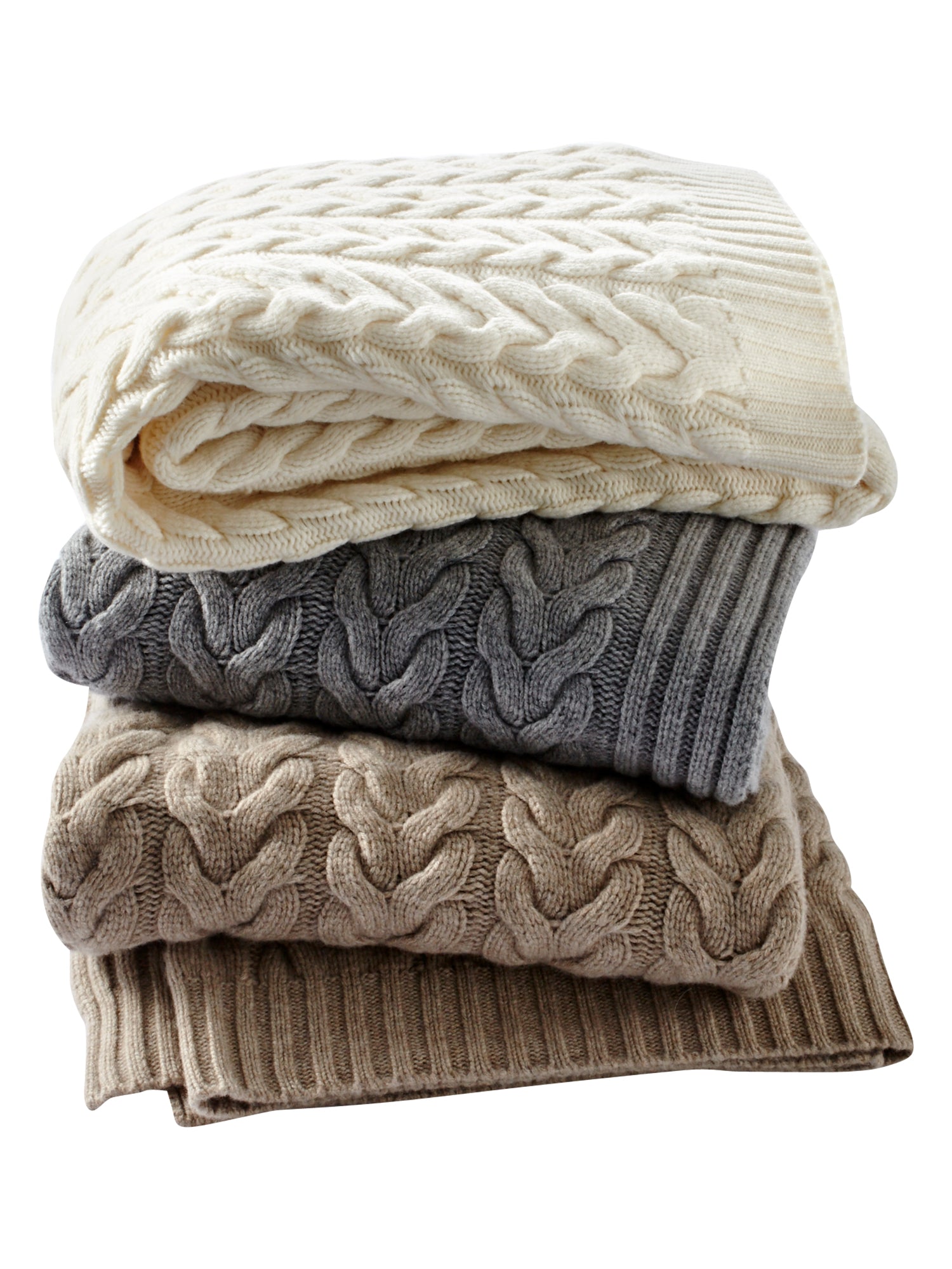 Luxury Classic Cashmere Cable Knit Throw Blanket - Soft Warm Winter Shawl for Sofa, Bed & Travel - Perfect Gift for Home Decor & Cozy Nights