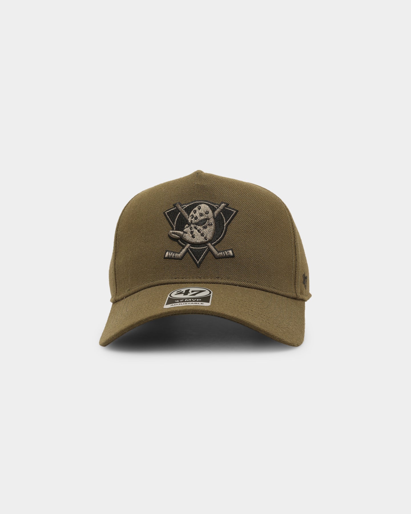 47 Brand Anaheim Ducks Replica MVP ST Snapback Cap - Sandalwood Color | Official NHL Hockey Hat for Men & Women | Perfect for Games, Tailgating & Casual Wear