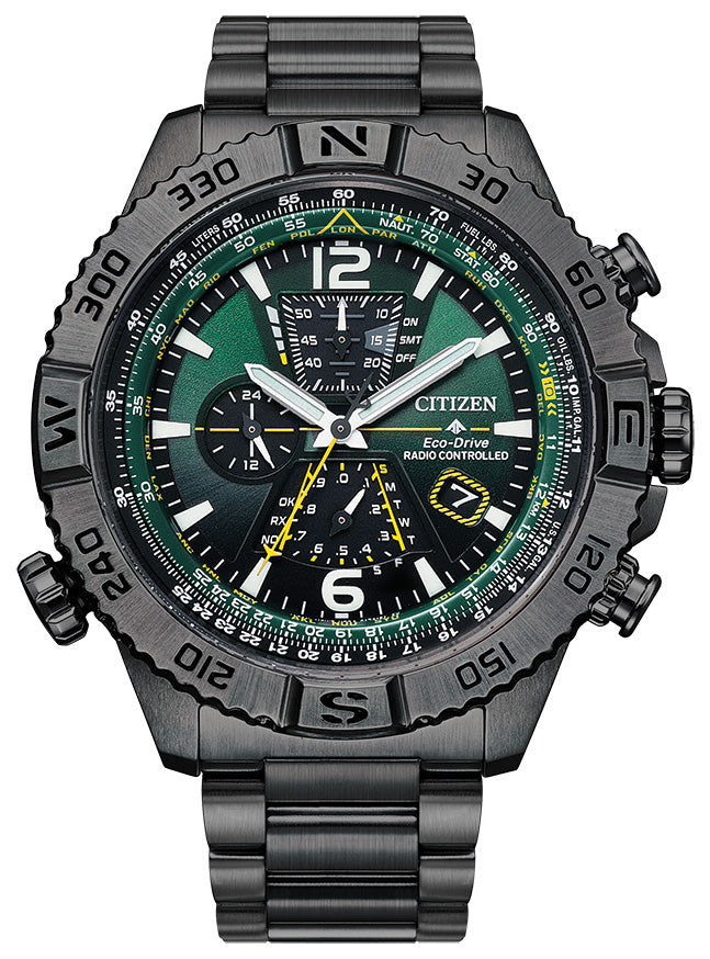 Promaster Navihawk A T | AT8227 56X Men's Watch - Waterproof Chronograph for Diving, Sports & Outdoor Activities