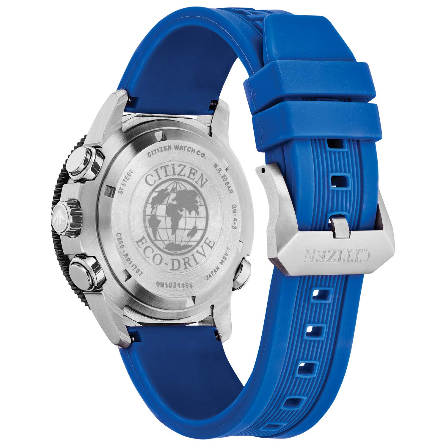 Citizen Men's Promaster Sailhawk Eco-Drive Watch - Stainless Steel Yacht Racing Chronograph with Polyurethane Strap, Dual Time Display, Luminous Hands & Markers - Perfect for Sailing, Water Sports & Outdoor Adventures