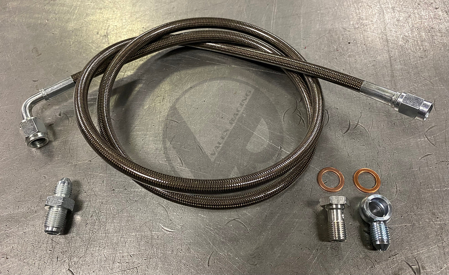 92-95 Honda Civic K-Swap Stainless Steel Clutch Line for K20/K24 Engines - 7 Color Options - High-Performance Upgrade for Racing & Street Use
