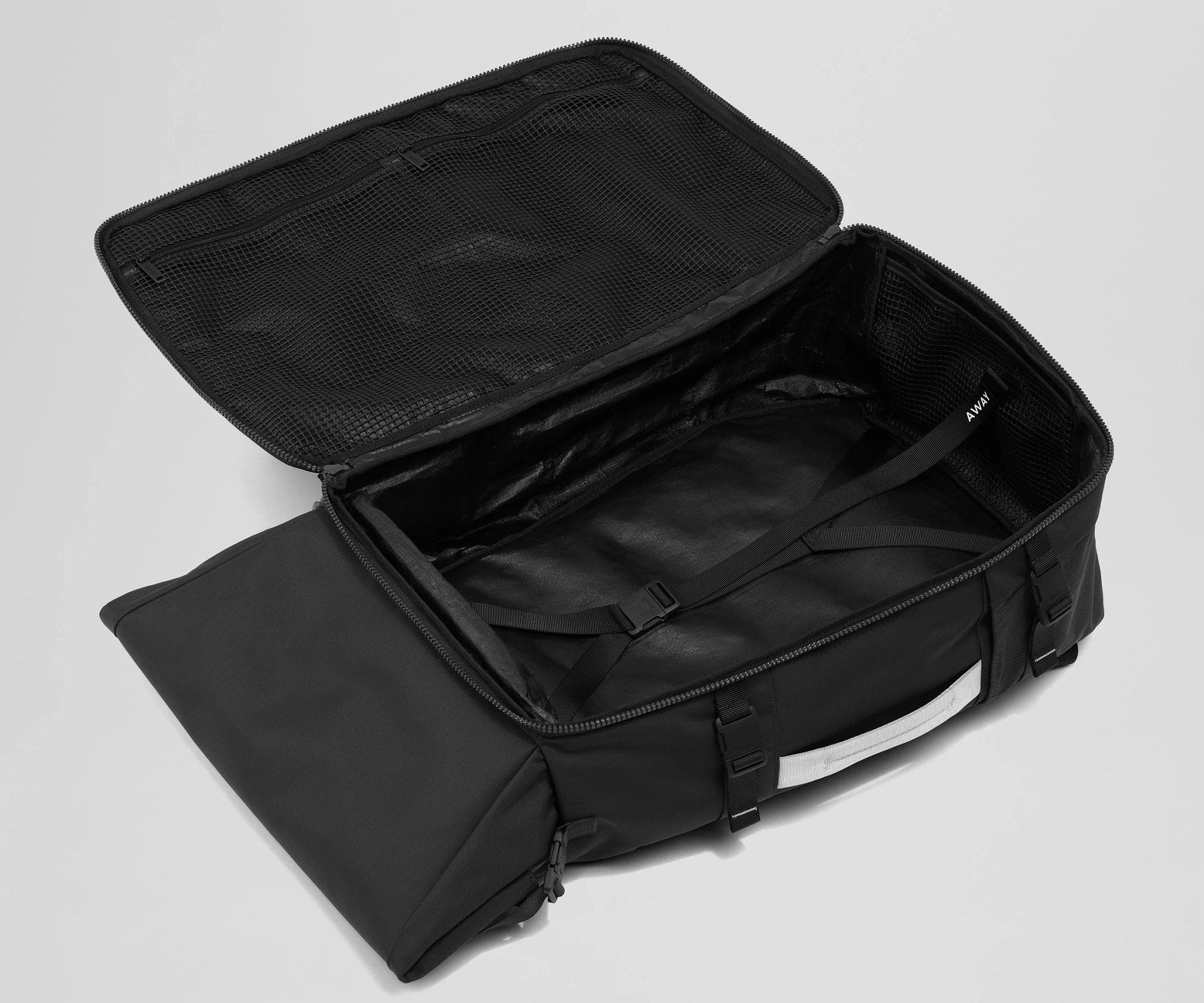 Jet Black 55L Carry On Boot Bag - Durable Travel Duffel for Hiking, Gym & Weekend Trips